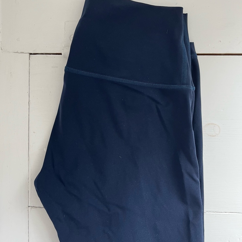 Lululemon High-Rise Navy Workout Leggings